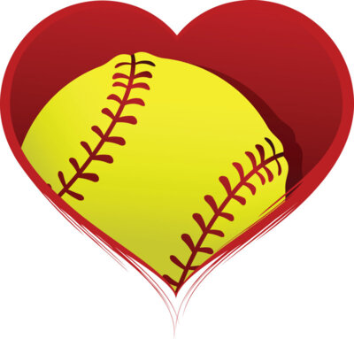 Softball Heart